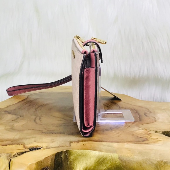 Michael Kors Jet Set Travel Double Zip Wristlet - Picture 3 of 8